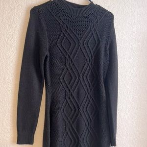 Venus black sweater dress